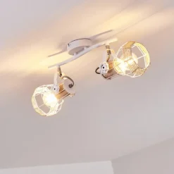 Luminaires Scandinaves-hofstein Plafonnier Barbacena Blanc, 2 lumières