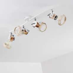 Luminaires Scandinaves-hofstein Plafonnier Barbacena Blanc, 4 lumières