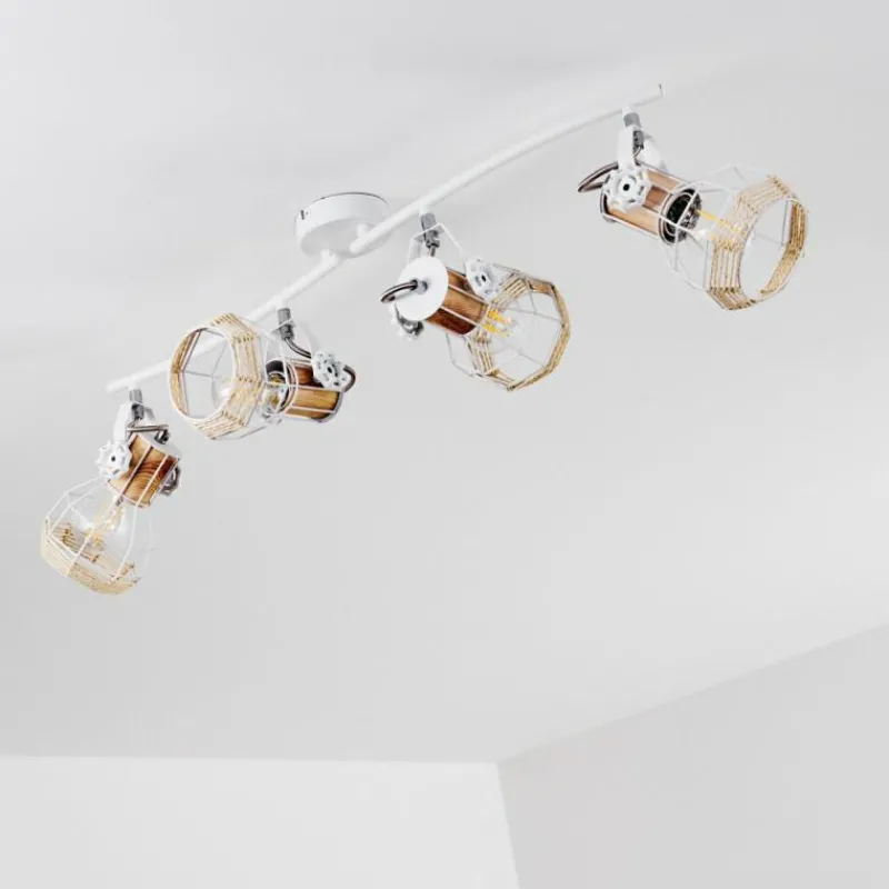 Luminaires Scandinaves-hofstein Plafonnier Barbacena Blanc, 4 lumières