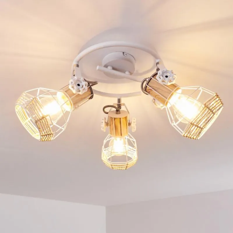 Luminaires Scandinaves-hofstein Plafonnier Barbacena Blanc, 3 lumières