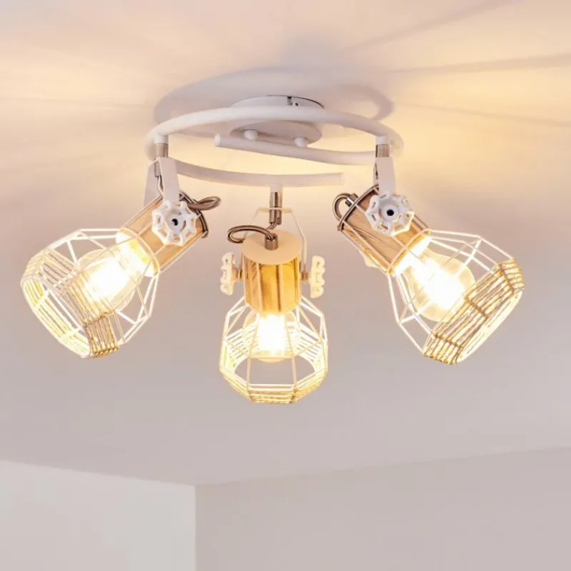 Luminaires Scandinaves-hofstein Plafonnier Barbacena Blanc, 3 lumières