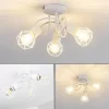 Lampes Vintages & Rétros-hofstein Plafonnier Baripada Blanc, 3 lumières