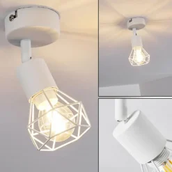 hofstein Plafonnier Baripada Blanc, 1 lumière