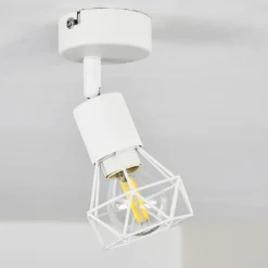 hofstein Plafonnier Baripada Blanc, 1 lumière