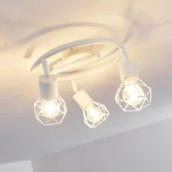 hofstein Plafonnier Baripada Blanc, 3 lumières