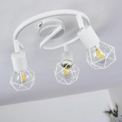 hofstein Plafonnier Baripada Blanc, 3 lumières