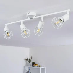 hofstein Plafonnier Baripada Blanc, 4 lumières