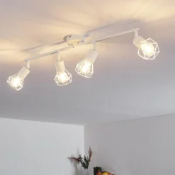 hofstein Plafonnier Baripada Blanc, 4 lumières