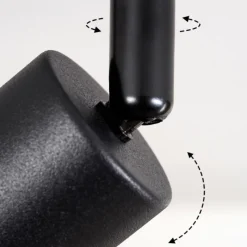 Lampes Vintages & Rétros-hofstein Plafonnier Baripada Brun, Noir, 4 lumières