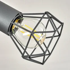 hofstein Plafonnier Baripada Gris, 3 lumières