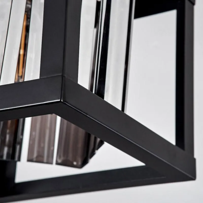 hofstein Plafonnier Barracon Noir, 1 lumière