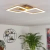 hofstein Plafonnier Batuna LED Nickel mat, 1 lumière