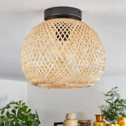 Style Boho-Chic-hofstein Plafonnier Bauro Écru, 1 lumière