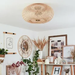 Style Boho-Chic-hofstein Plafonnier Bauro Laiton, 3 lumières