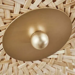 Style Boho-Chic-hofstein Plafonnier Bauro Laiton, 3 lumières