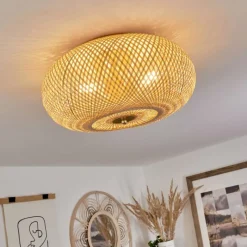 Style Boho-Chic-hofstein Plafonnier Bauro Laiton, 3 lumières