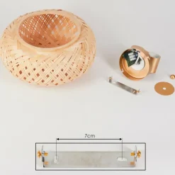 Luminaires Scandinaves-hofstein Plafonnier Bauro Laiton, 2 lumières