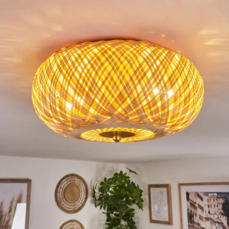 Luminaires Scandinaves-hofstein Plafonnier Bauro Laiton, 2 lumières