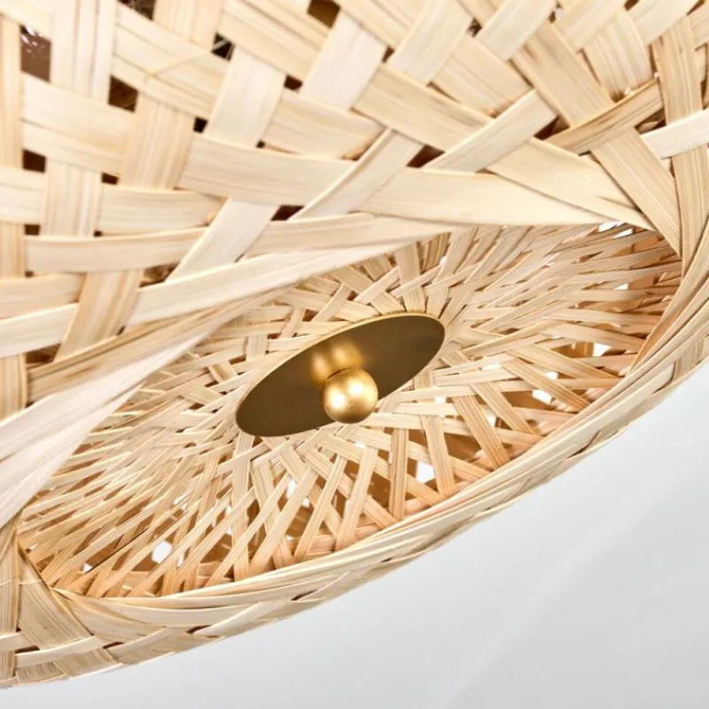 Luminaires Scandinaves-hofstein Plafonnier Bauro Laiton, Écru, 3 lumières