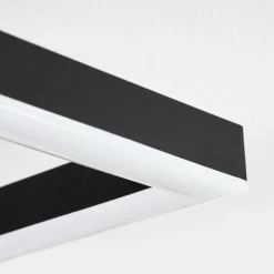 hofstein Plafonnier Bealo LED Brun, Couleur bois, 1 lumière