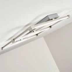 hofstein Plafonnier Beken LED Acier brossé, 1 lumière