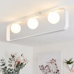 hofstein Plafonnier Beland Blanc, 3 lumières