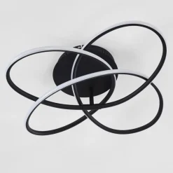 hofstein Plafonnier Belgorod LED Noir, 1 lumière