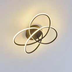 hofstein Plafonnier Belgorod LED Noir, 1 lumière