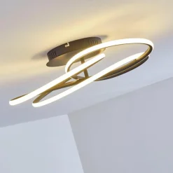 hofstein Plafonnier Belgorod LED Noir, 1 lumière