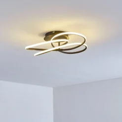 hofstein Plafonnier Belgorod LED Noir, 1 lumière