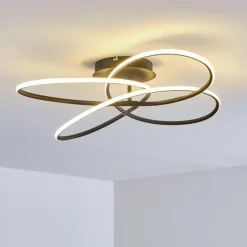 hofstein Plafonnier Belgorod LED Noir, Blanc, 1 lumière, Télécommandes