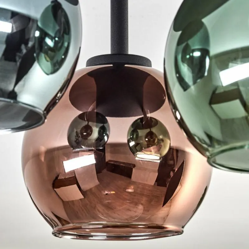 hofstein Plafonnier Belp Noir, 3 lumières