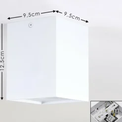 hofstein Plafonnier Betsie Blanc, 1 lumière