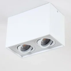 hofstein Plafonnier Betsie Blanc, 2 lumières