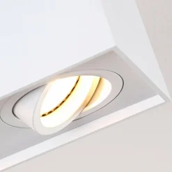 hofstein Plafonnier Betsie Blanc, 2 lumières