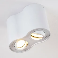 hofstein Plafonnier Betsie Blanc, 2 lumières