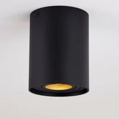 hofstein Plafonnier Betsie Noir, 1 lumière