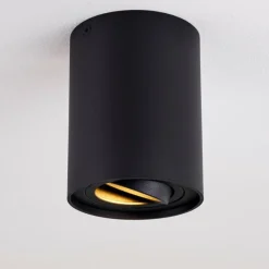 hofstein Plafonnier Betsie Noir, 1 lumière