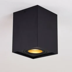 hofstein Plafonnier Betsie Noir, 1 lumière