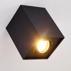 hofstein Plafonnier Betsie Noir, 1 lumière