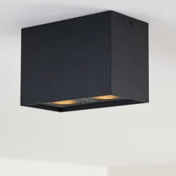 hofstein Plafonnier Betsie Noir, 2 lumières* Plafonniers