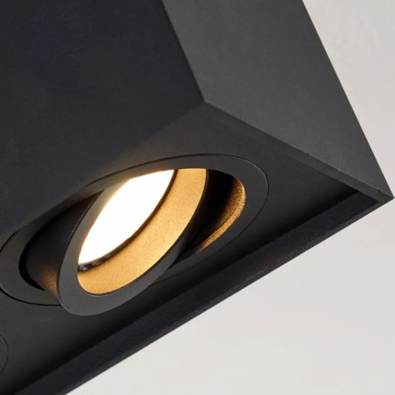 hofstein Plafonnier Betsie Noir, 2 lumières* Plafonniers