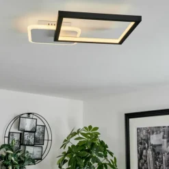 hofstein Plafonnier Bina LED Blanc, 1 lumière, Télécommandes