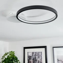 hofstein Plafonnier Bina LED Blanc, 1 lumière, Télécommandes