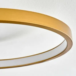 hofstein Plafonnier Bina LED Laiton, 1 lumière, Télécommandes