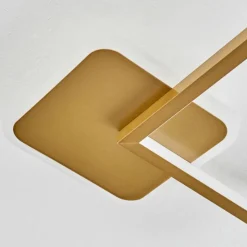 hofstein Plafonnier Bina LED Laiton, 1 lumière, Télécommandes