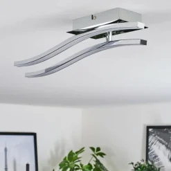 hofstein Plafonnier Biskopstorp LED Chrome, 1 lumière