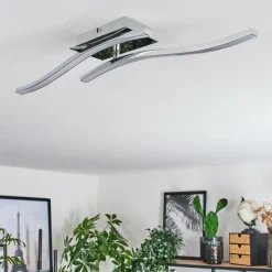 hofstein Plafonnier Biskopstorp LED Chrome, 1 lumière