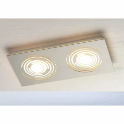Luminaires Bopp Plafonnier Bopp GALAXY COMFORT LED Aluminium, 2 lumières* Éclairage Led