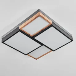 hofstein Plafonnier Bornos LED Anthracite, 1 lumière